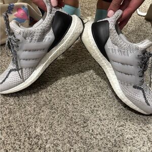 adidas Gray and Black Athletic Shoes